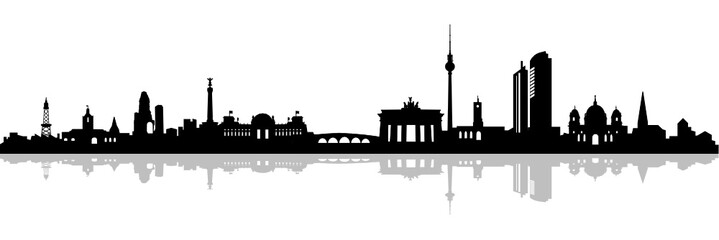 Skyline Berlin Schatten © SimpLine
