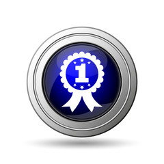 First prize ribbon icon