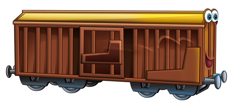 Cartoon train
