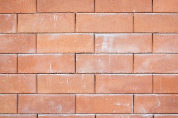 Obraz premium closeup of old red brick wall texture