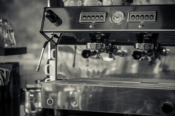 coffee machine in restaurant