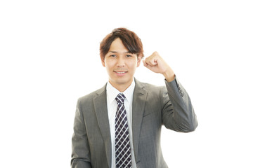 笑顔のビジネスマン