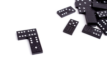 dominoes - isolated on white