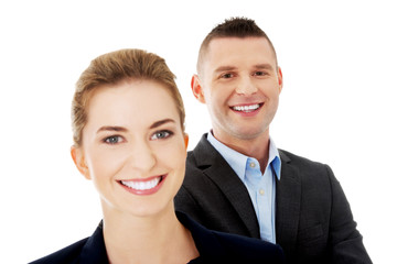Successful business couple