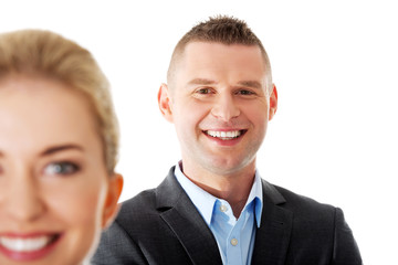 Successful business couple