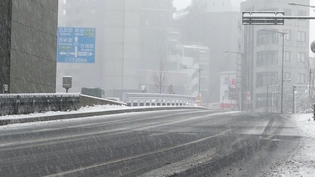 東京大雪（2014年2月8日 20年ぶりの大雪）006　西新宿