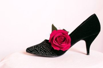 High Heals with a Rose