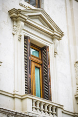 Obraz premium balconies, tipical architecture of the Spanish city of Valencia