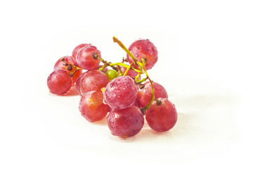 Fresh of red grapes