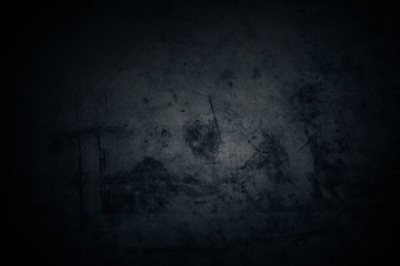 Dark grunge concrete texture wall background