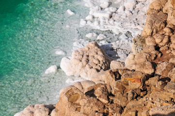 View of Dead Sea Coastline