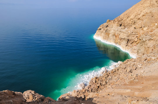 View of Dead Sea Coastline
