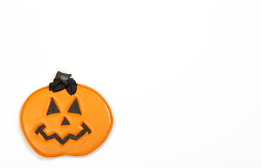 Halloween Cookies on White