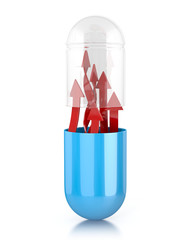 pill representing drug for erectile dysfunction