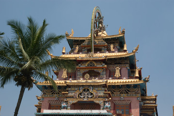 Golden temple de Bylakuppe