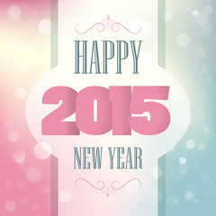 Happy New Year 2015 - Poster / Template / Background Design