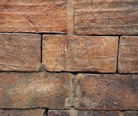 Antique concrete bricks texture background