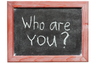 Fototapeta premium who are you