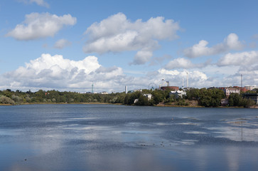 Залив Тёёлёнлахти. Хельсинки. Финляндия.