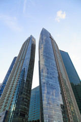 Obraz premium Buildings in Singapore city