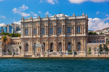 Dolmabahce Palace at Istanbul Turkey