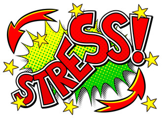 Comic Sound Effekt Stress