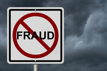 No Fraud Sign
