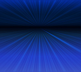 Abstract background of blue luminous rays.Vector file.