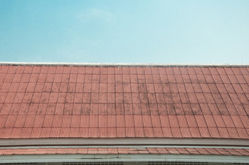 Naklejka premium Detail of Thai style roof