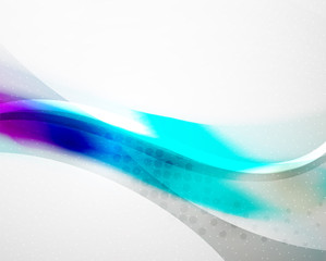 Unusual abstract color wave