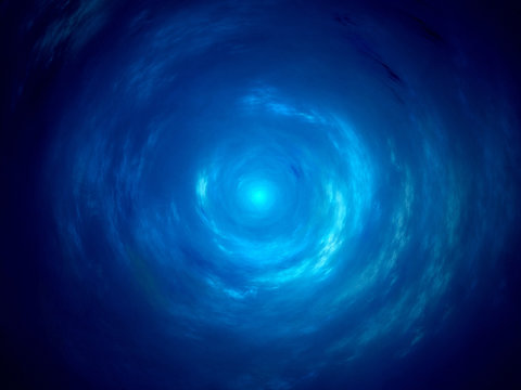 Center of spiral galaxy