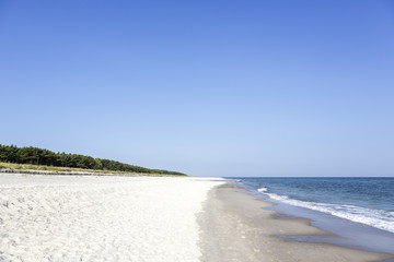 Beach at the Polish Baltic coast