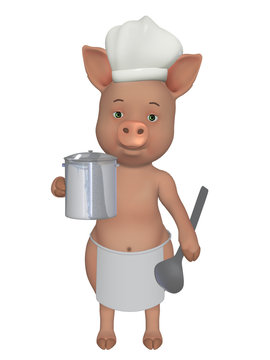 pig little cook