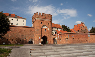 Gateway in Torun, Poland - obrazy, fototapety, plakaty