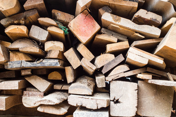 Pile of wood