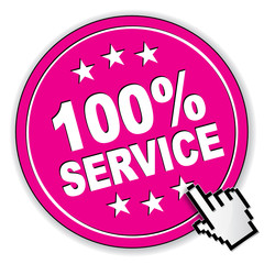 100% SERVICE ICON