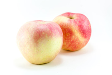 Isolated apples