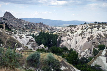 Fototapeta na wymiar Pigeon valley in Cappadocia, Turkey
