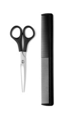 Scissors and comb
