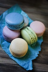 colored macaroon