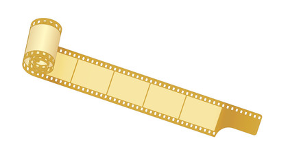 Filmrolle, goldbraun