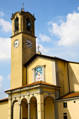mosaic church albizzate varese italy the old wall