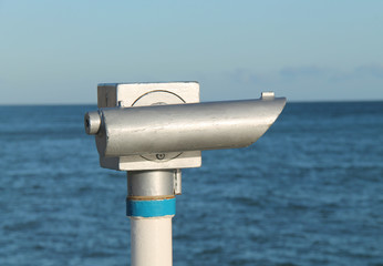 A Telescope at the Seaside for Watching Ships.