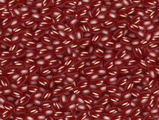 Red beans, Endless pattern