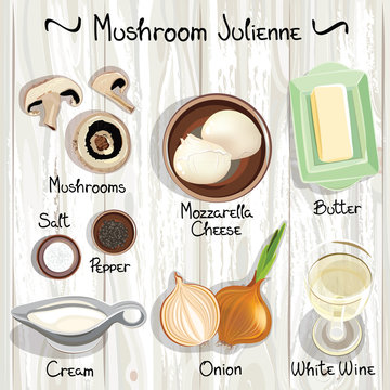 Mushroom Julienne
