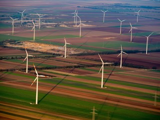 Burgenland aus der luft