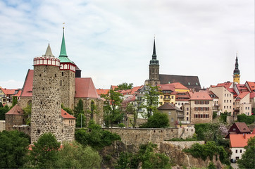 Old town of Bautzen,Saxony,Germany