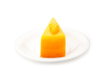 orange sheet cake