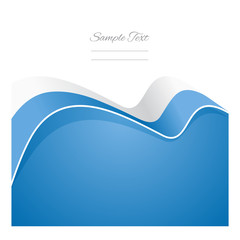 San Marino abstract flag ribbon vector