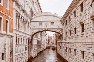Papier Peint photo Pont des Soupirs Bridge of Sighs Venice